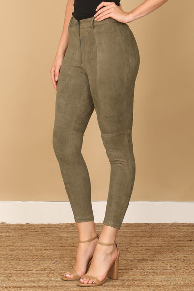 ZIP UP SKINNY PANTS 2-2-1