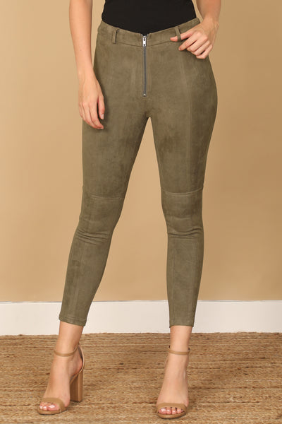 ZIP UP SKINNY PANTS 2-2-1