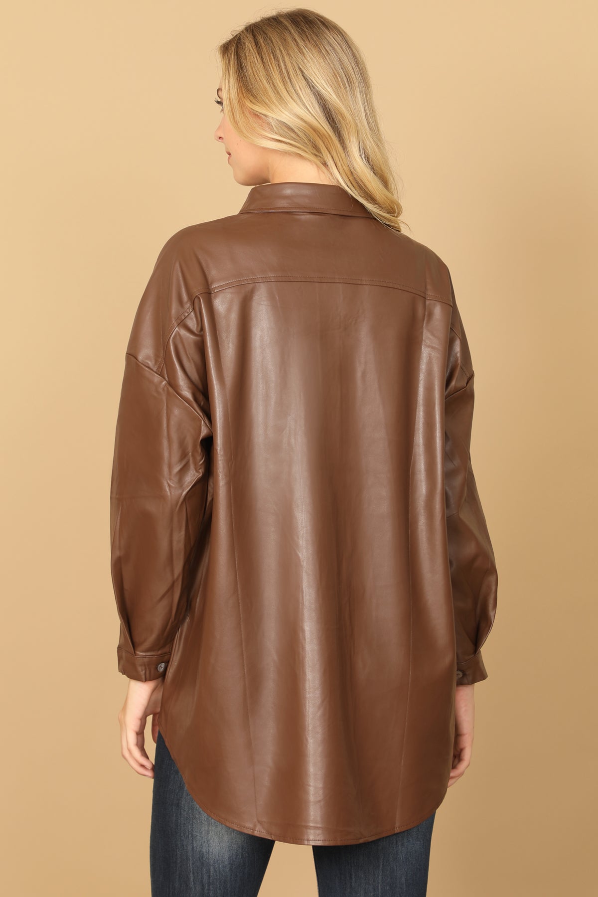 LONG SLEEVE LEATHER TOP 3-2