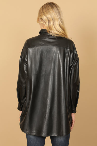 LONG SLEEVE LEATHER TOP 3-2
