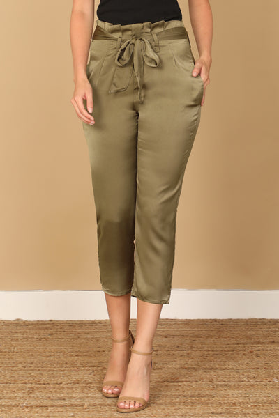 WAIST TIE SKINNY PANTS 2-2-1