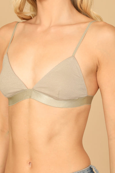 NON-WIRED COTTON BRA TOP 2-2-1