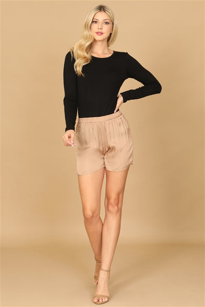 S06131-SATINY SHORT 2-2-1