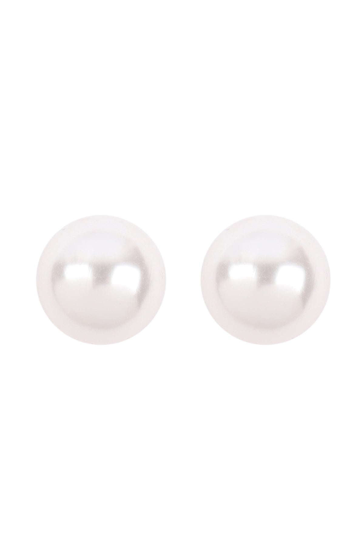 FASHION EARRINGS (14MM CREAM PEARL)