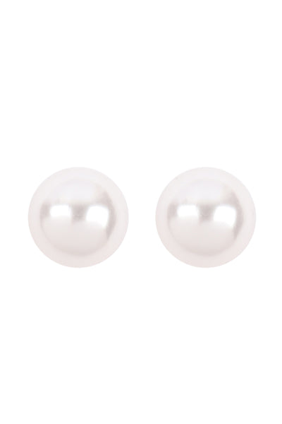 FASHION EARRINGS (14MM CREAM PEARL)