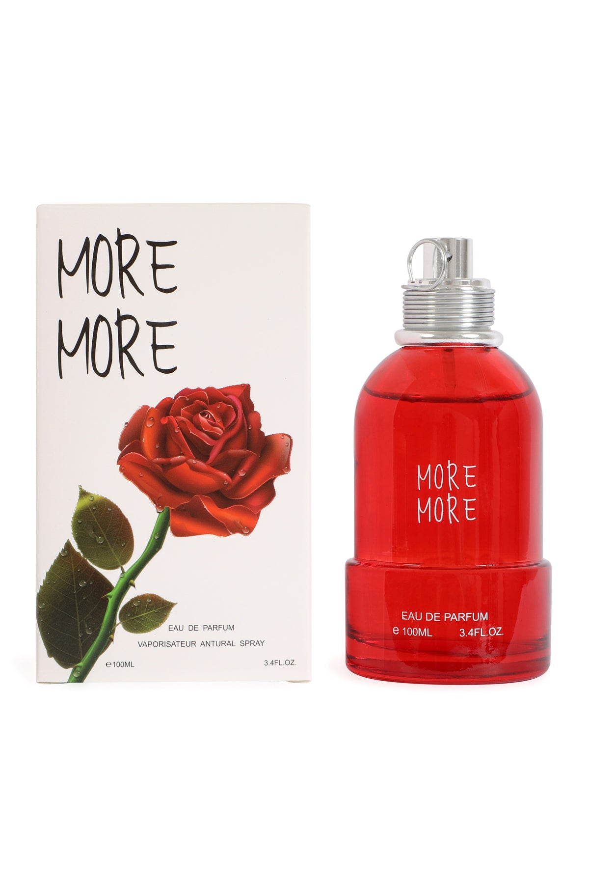 MORE MORE SPRAY PERFUME EAU DE PARFUM FOR WOMEN - 100ML/3.4 FL.OZ.