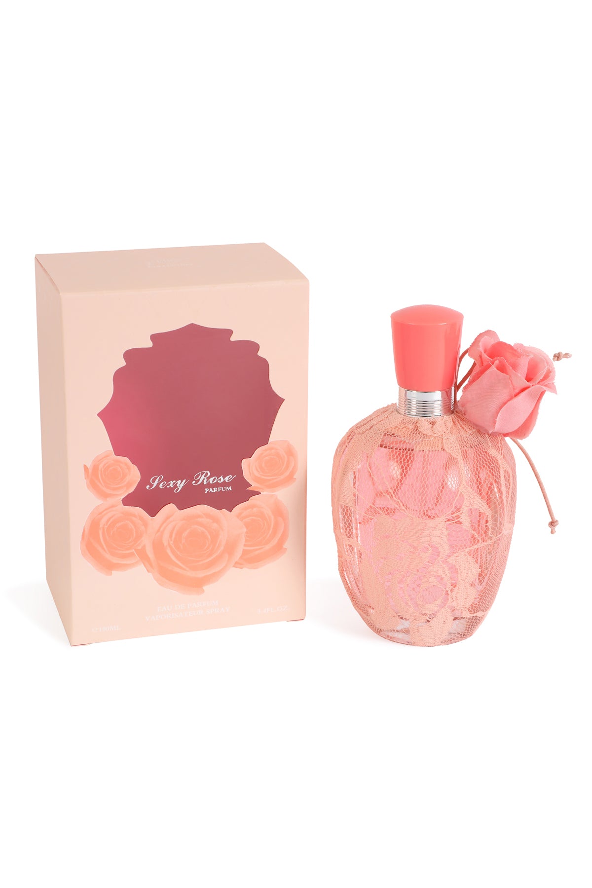 SEXY ROSE PINK SPRAY PERFUME FOR WOMEN 100ML/3.4 FL.OZ.