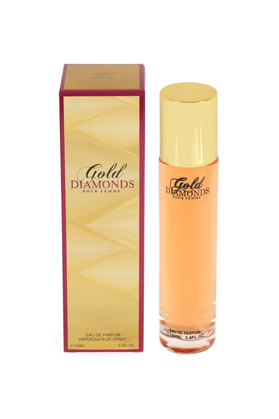 GOLD DIAMOND SPRAY PERFUME EAU DE PARFUM FOR WOMEN - 100ML/3.4 FL.OZ.
