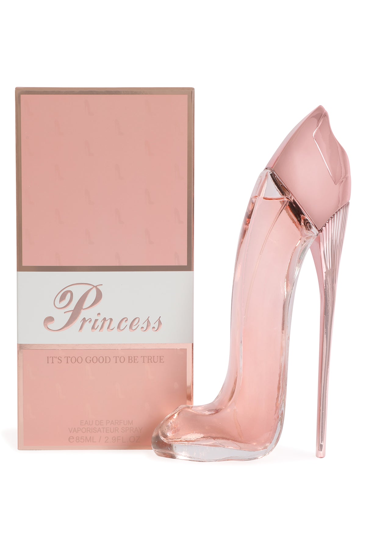 PRINCESS HIGH HEELS PINK SPRAY PERFUME FOR WOMEN 85ML/2.9 FL.OZ.