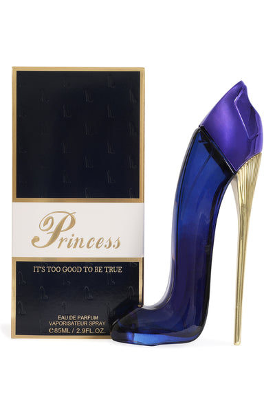PRINCESS HIGH HEELS BLUE SPRAY PERFUME EAU DE PARFUM FOR WOMEN - 85ML/2.9 FL.OZ.