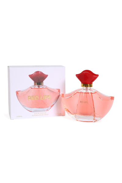 RED LIPS SPRAY PERFUME EAU DE PARFUM FOR WOMEN - 100ML/3.4 FL.OZ.