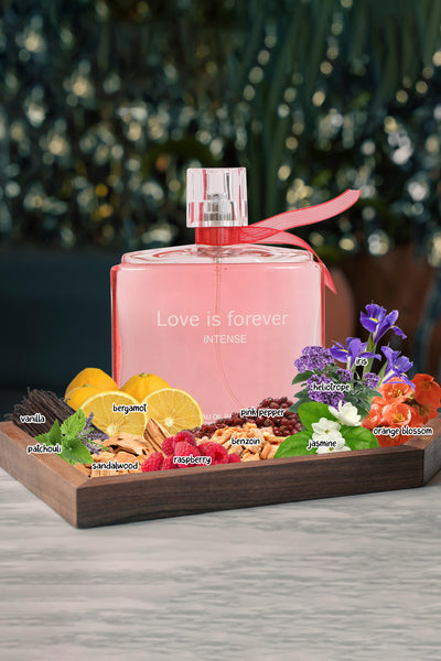 LOVE IS FOREVER INTENSE SPRAY PERFUME EAU DE PARFUM FOR WOMEN - 100ML/3.4 FL.OZ.