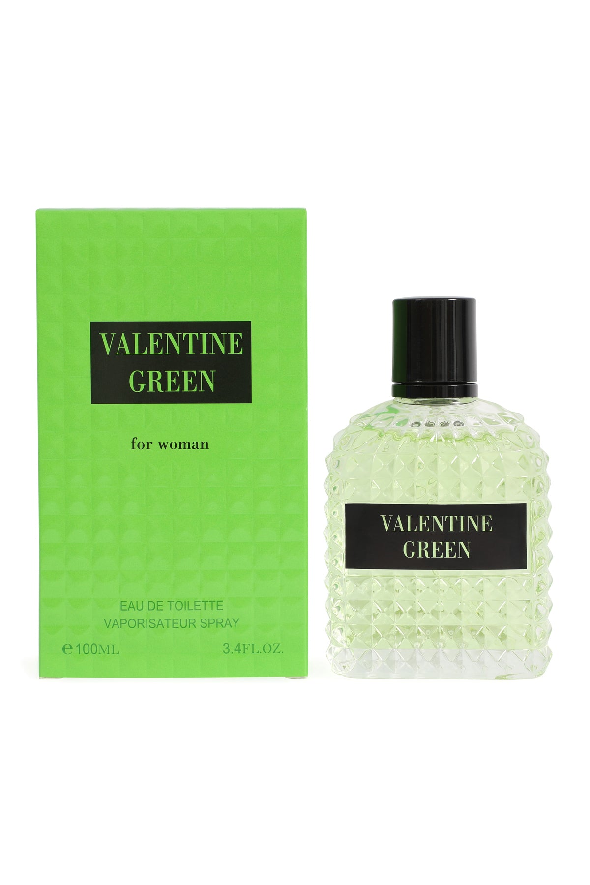 VALENTINE GREEN SPRAY COLOGNE EAU DE TOILETTE FOR WOMEN - 100ML/3.4 FL.OZ.