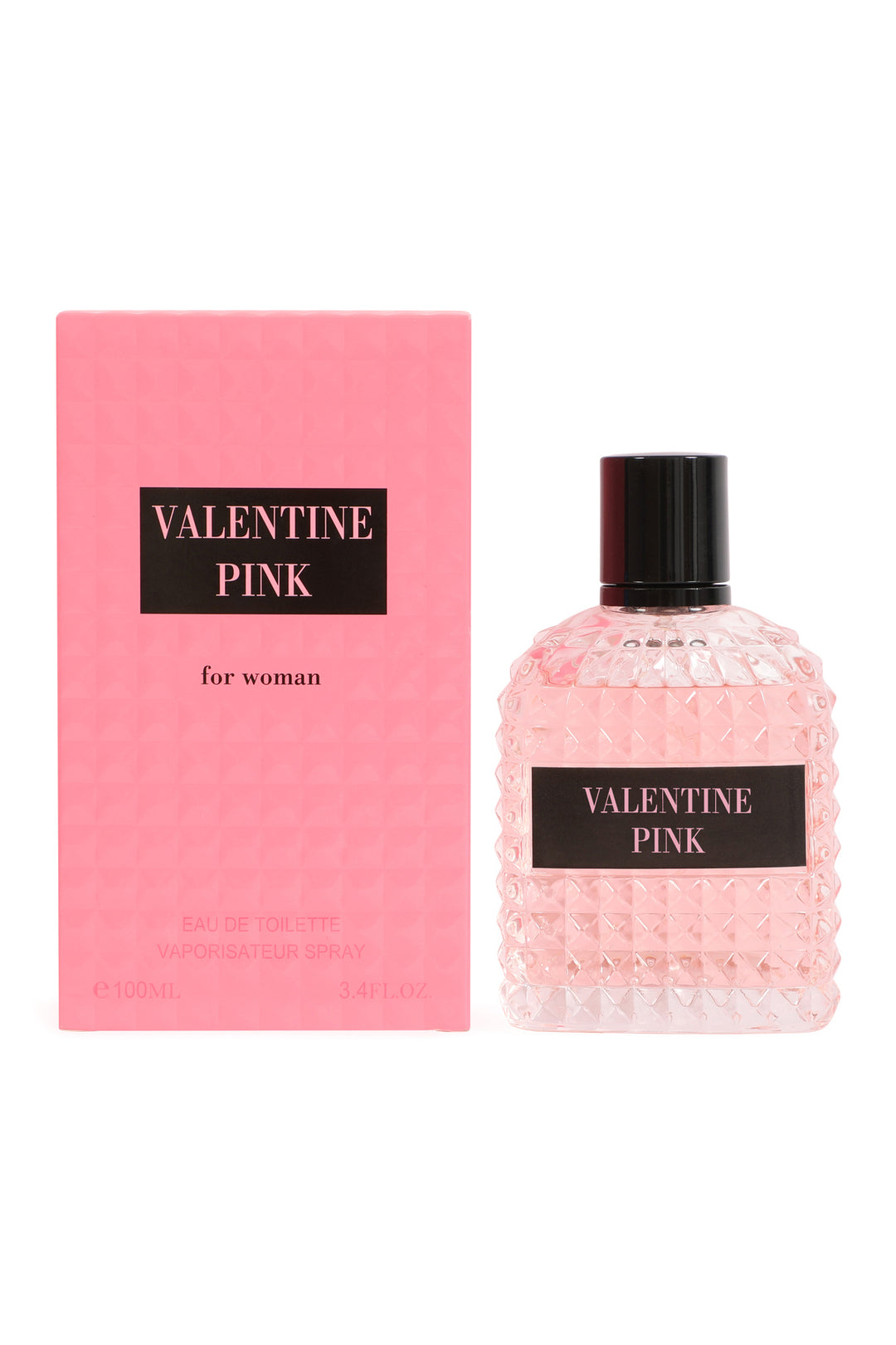 VALENTINE PINK SPRAY COLOGNE EAU DE TOILETTE FOR WOMEN - 100ML/3.4