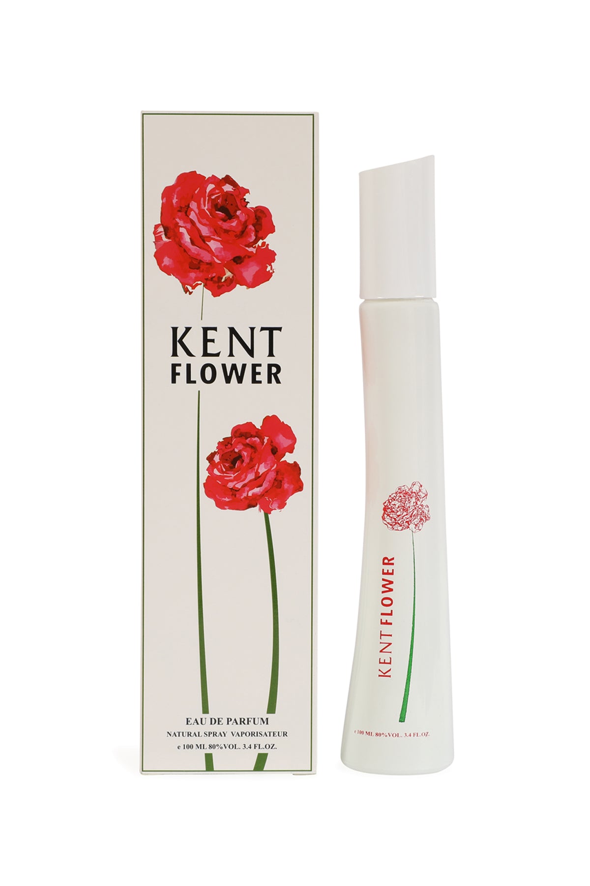 KENT FLOWER WHITE SPRAY PERFUME EAU DE PARFUM FOR WOMEN - 100ML/3.4 FL.OZ.