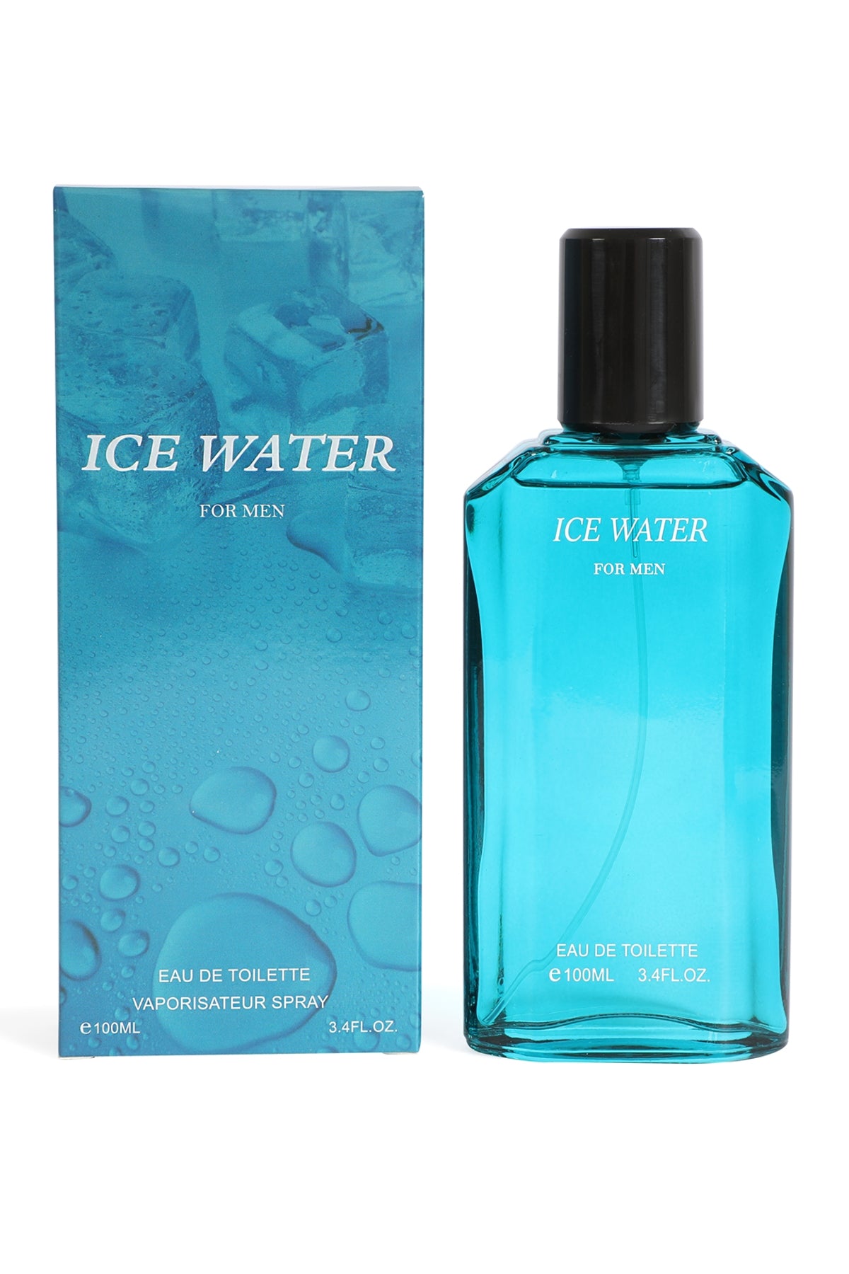 ICE WATER SPRAY COLOGNE EAU DE TOILETTE FOR MEN - 100ML/3.4 FL.OZ.