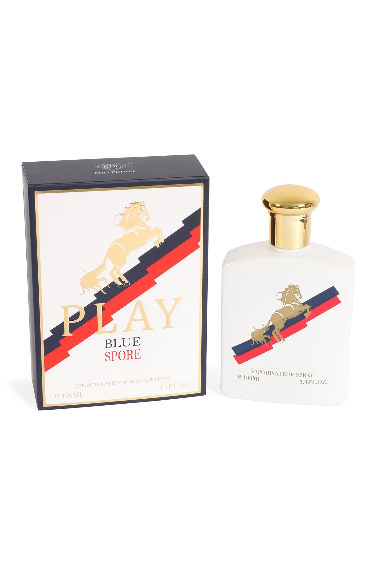 PLAY BLUE SPORE SPRAY COLOGNE EAU DE TOILETTE FOR MEN - 100ML/3.4 FL.OZ.