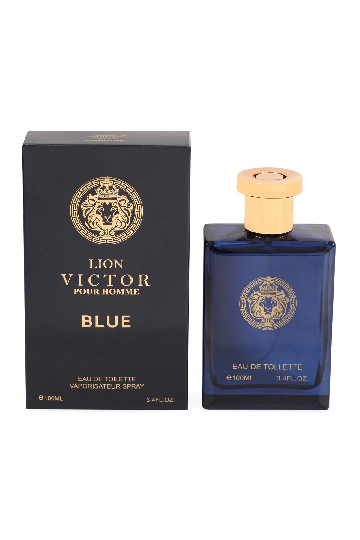 LION VICTOR BLUE SPRAY PERFUME EAU DE TOILETTE FOR MEN - 100ML/3.4 FL.OZ.