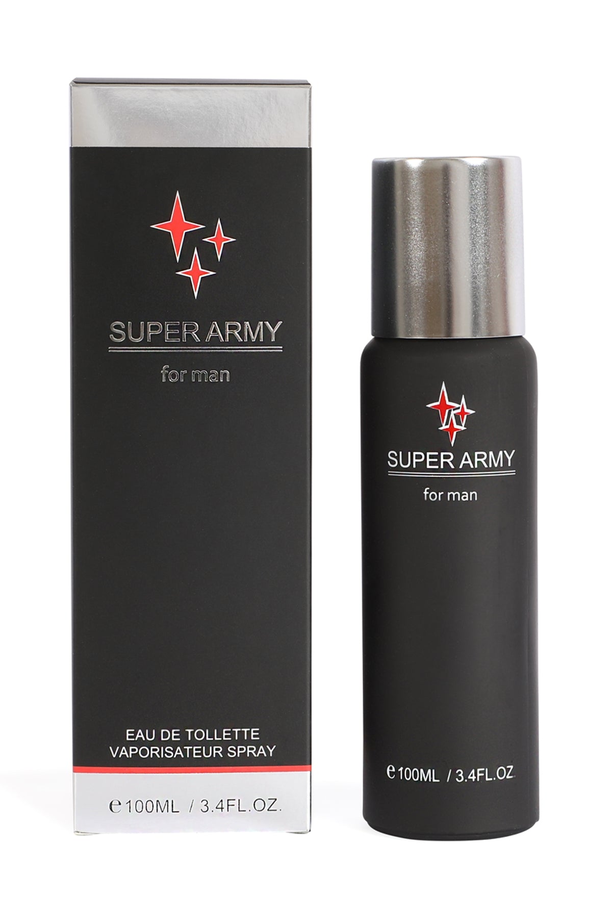 SUPER ARMY SPRAY COLOGNE EAU DE TOILETTE FOR MEN - 100ML/3.4 FL.OZ.