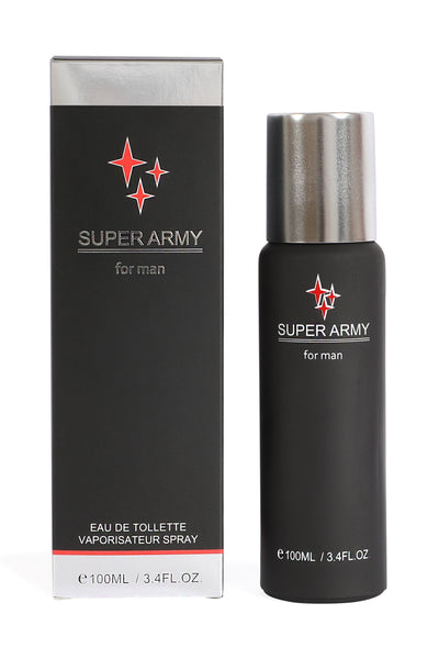 SUPER ARMY SPRAY COLOGNE EAU DE TOILETTE FOR MEN - 100ML/3.4 FL.OZ.