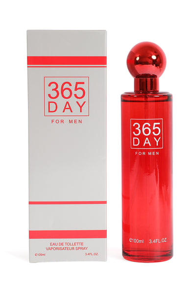 365 DAY FOR MEN RED SPRAY COLOGNE EAU DE TOILETTE FOR MEN - 100ML/3.4 FL.OZ.
