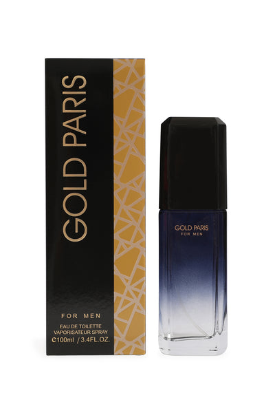 GOLD PARIS SPRAY COLOGNE EAU DE TOILETTE FOR MEN - 100ML/3.4 FL.OZ.