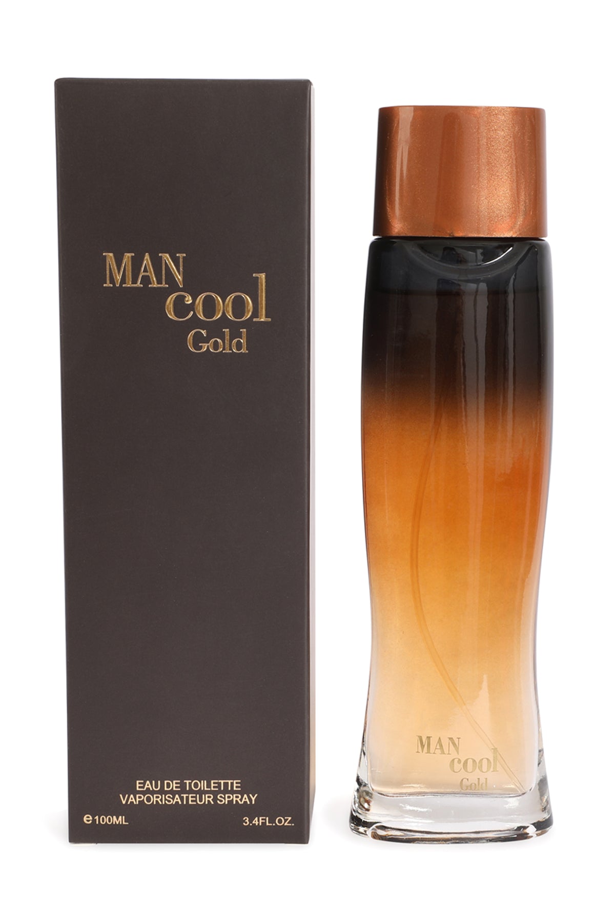 MAN COOL GOLD SPRAY COLOGNE FOR MEN 100ML/3.4 FL.OZ