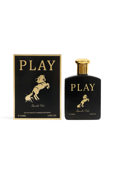 PLAY SPECIALE OUD SPRAY COLOGNE EAU DE TOILETTE FOR MEN - 100ML/3.4 FL.OZ.