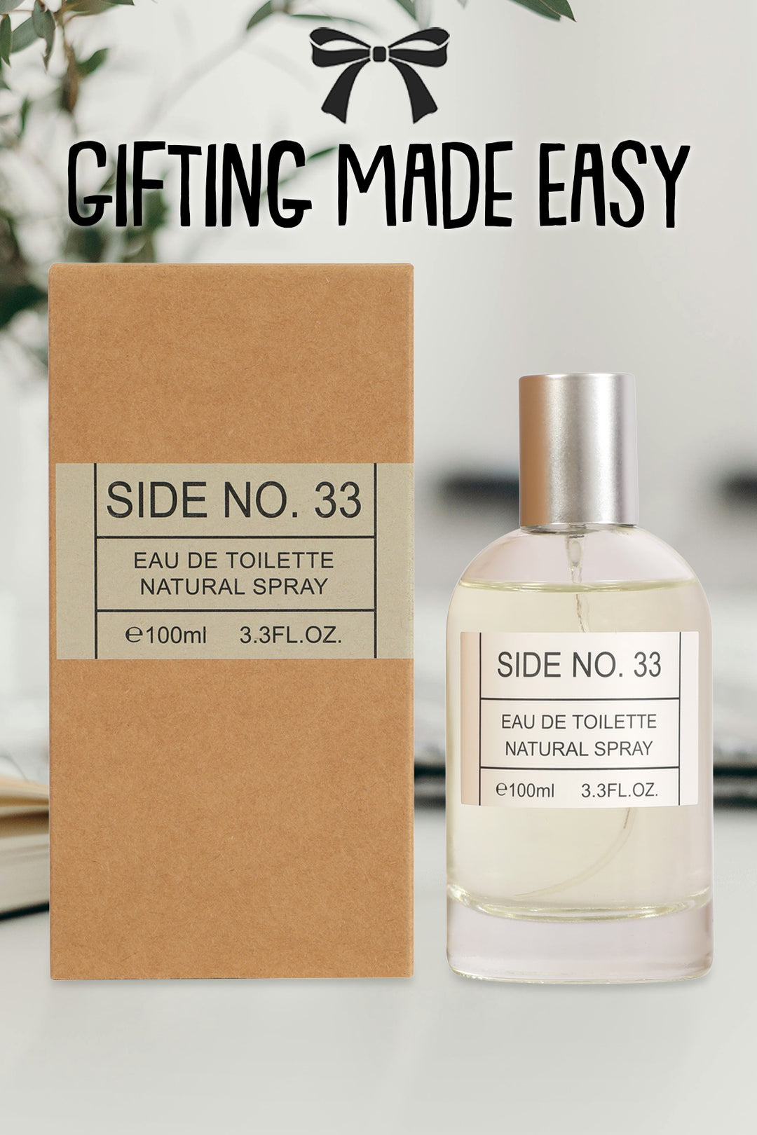 SIDE NO.33 SPRAY PERFUME EAU DE TOILETTE FOR MEN & WOMEN - 100ML