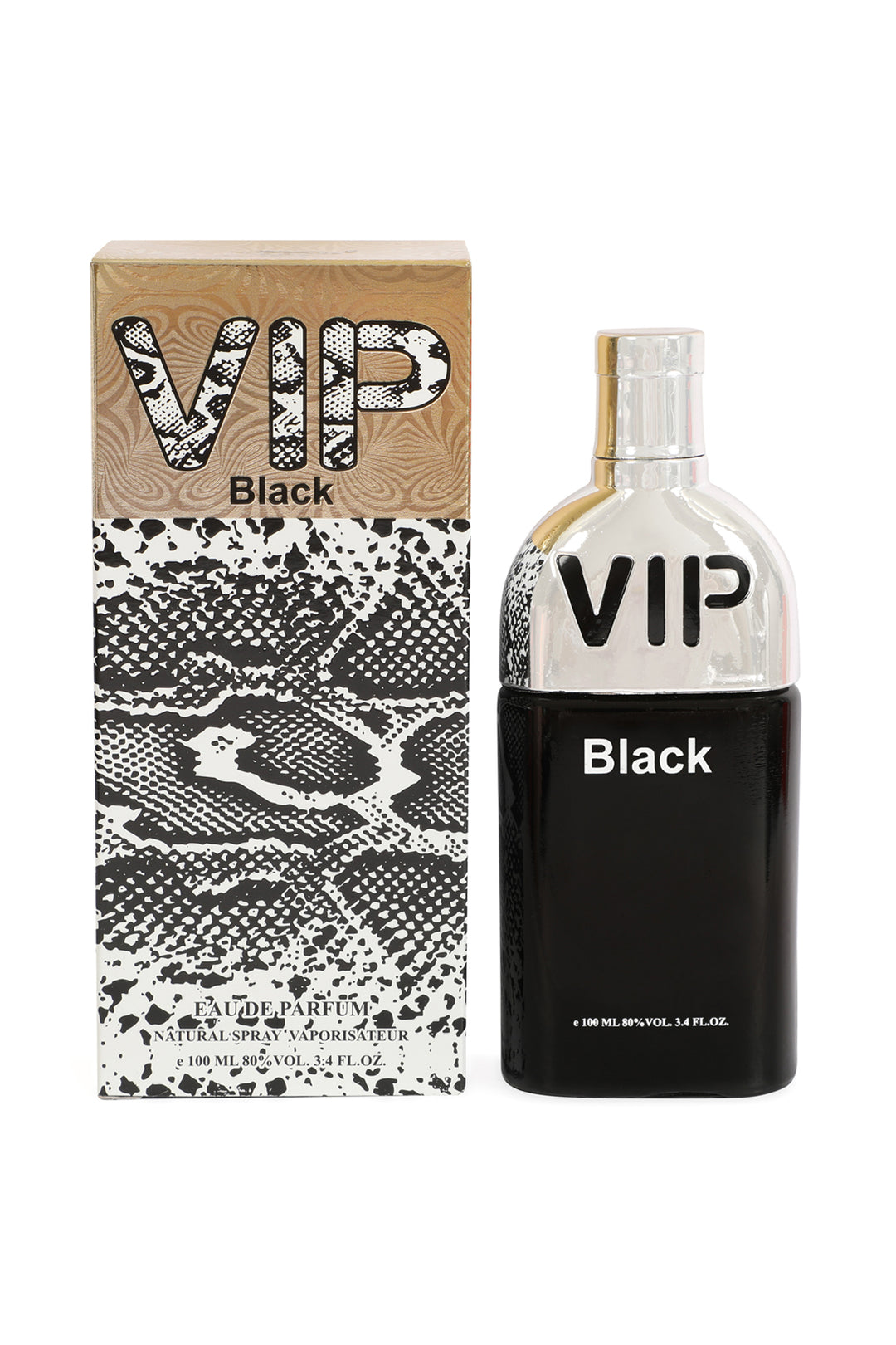VIP BLACK SPRAY PERFUME EAU DE PARFUM FOR MEN - 100ML/3.4FL.OZ
