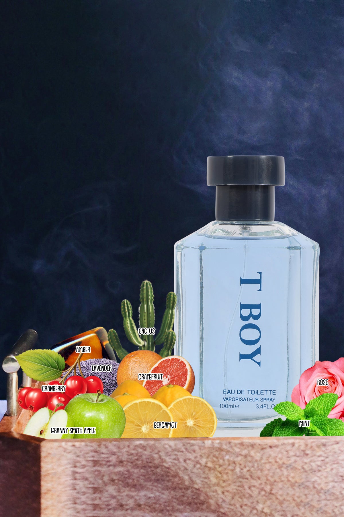 T BOY SPRAY COLOGNE EAU DE TOILETTE FOR MEN - 100ML/3.4 FL.OZ.