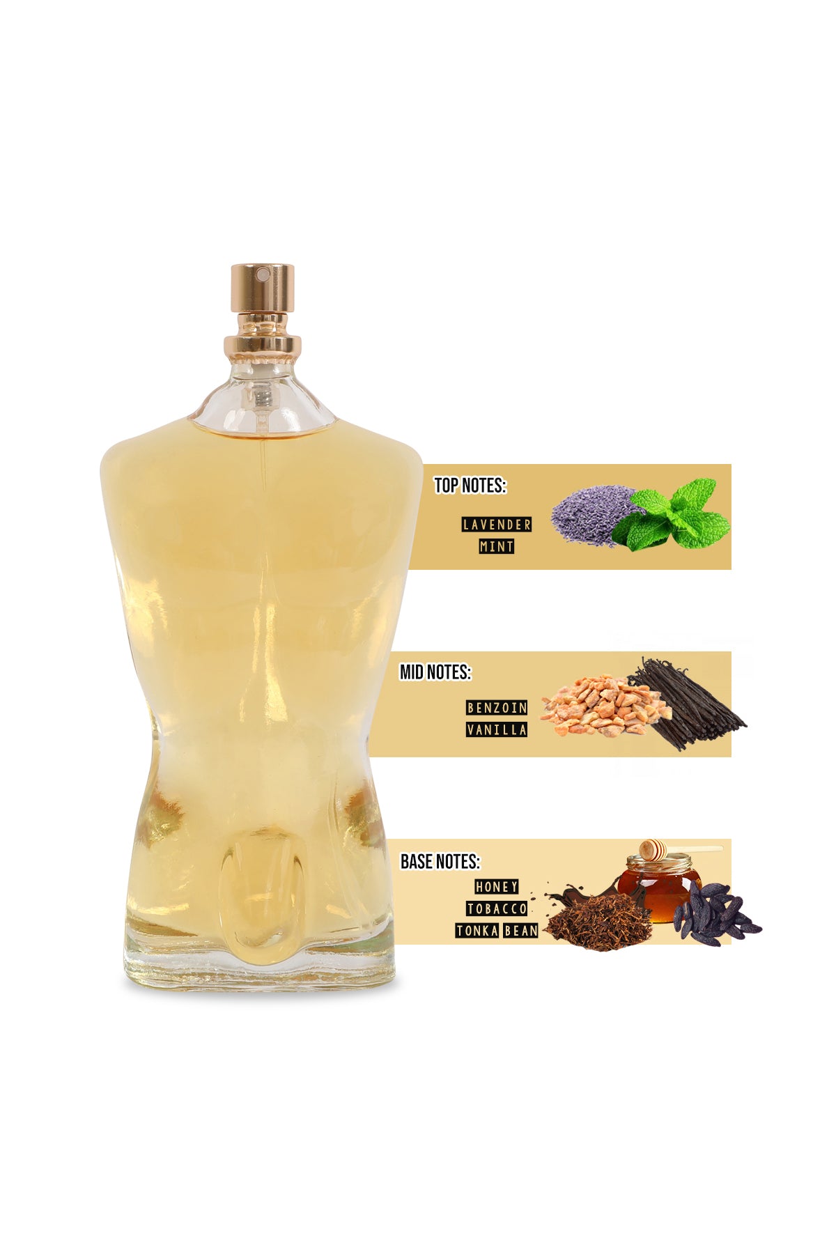 GOLDEN DESIRE SPRAY COLOGNE EAU DE TOILETTE FOR MEN - 100ML/3.4 FL.OZ.