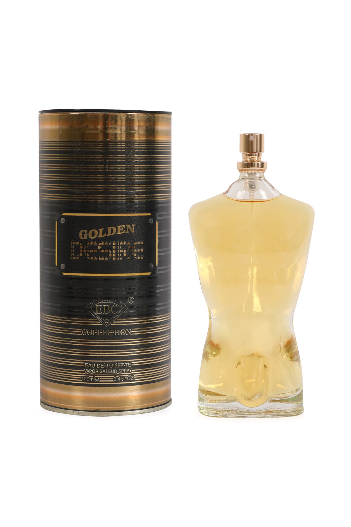 GOLDEN DESIRE SPRAY COLOGNE EAU DE TOILETTE FOR MEN - 100ML/3.4 FL.OZ.
