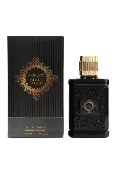 BLACK GOLD SPRAY COLOGNE EAU DE TOILETTE FOR MEN - 100ML/3.4 FL.OZ.