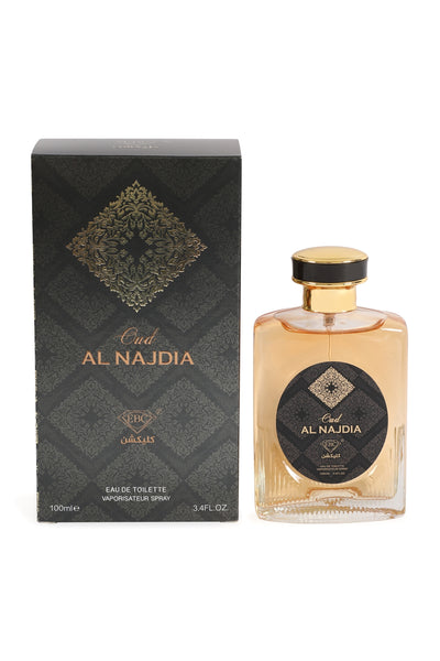 OUD AL NAJDIA SPRAY COLOGNE EAU DE TOILETTE FOR MEN - 100ML/3.4 FL.OZ.