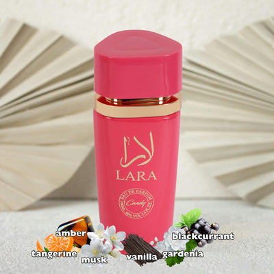 LARA CANDY SPRAY PERFUME EAU DE PARFUM FOR WOMEN - 100ML/3.4 FL.OZ.