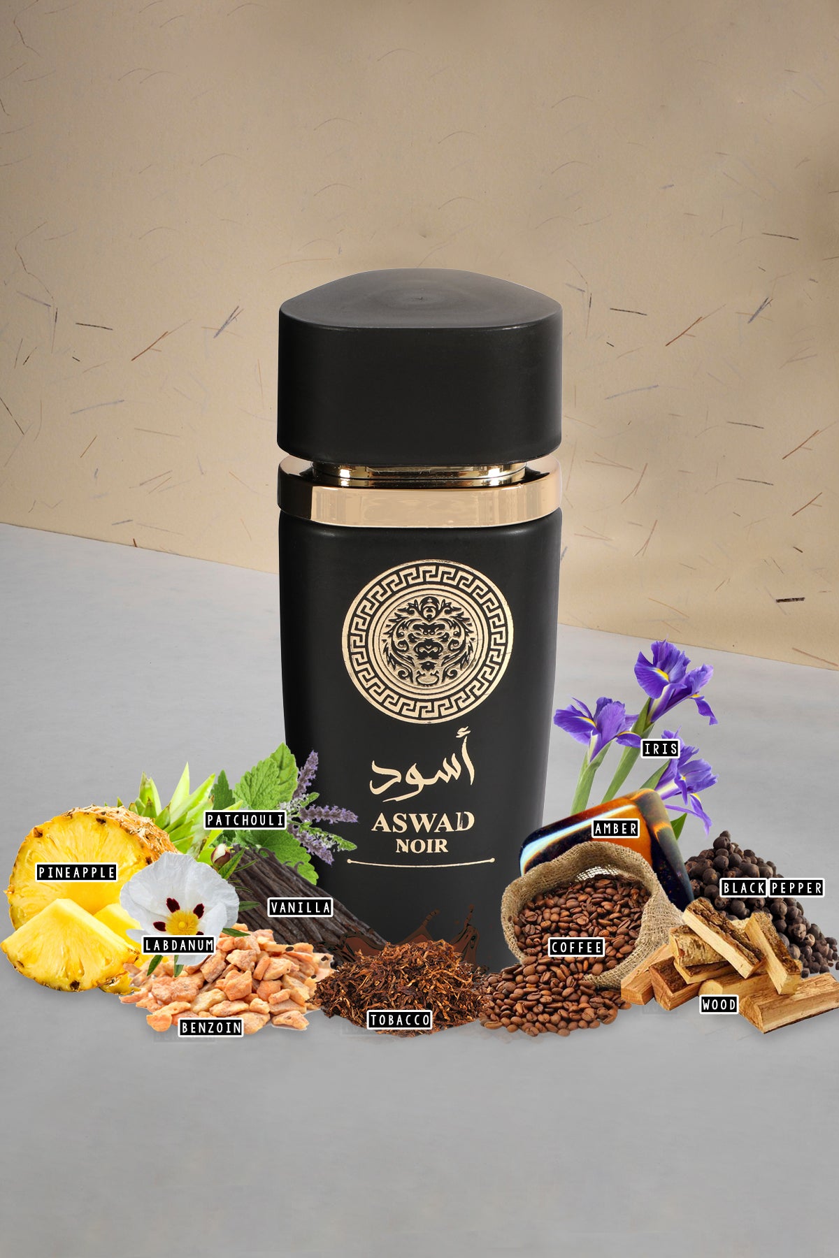 SWAD NOIR BLACK SPRAY PERFUME EAU DE PARFUM FOR MEN - 100ML/3.4 FL.OZ.