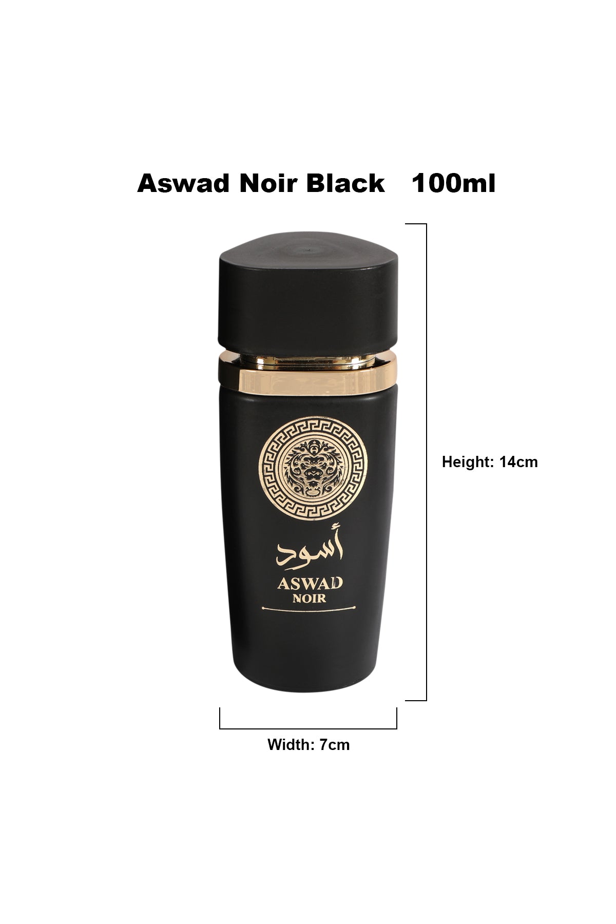 SWAD NOIR BLACK SPRAY PERFUME EAU DE PARFUM FOR MEN - 100ML/3.4 FL.OZ.