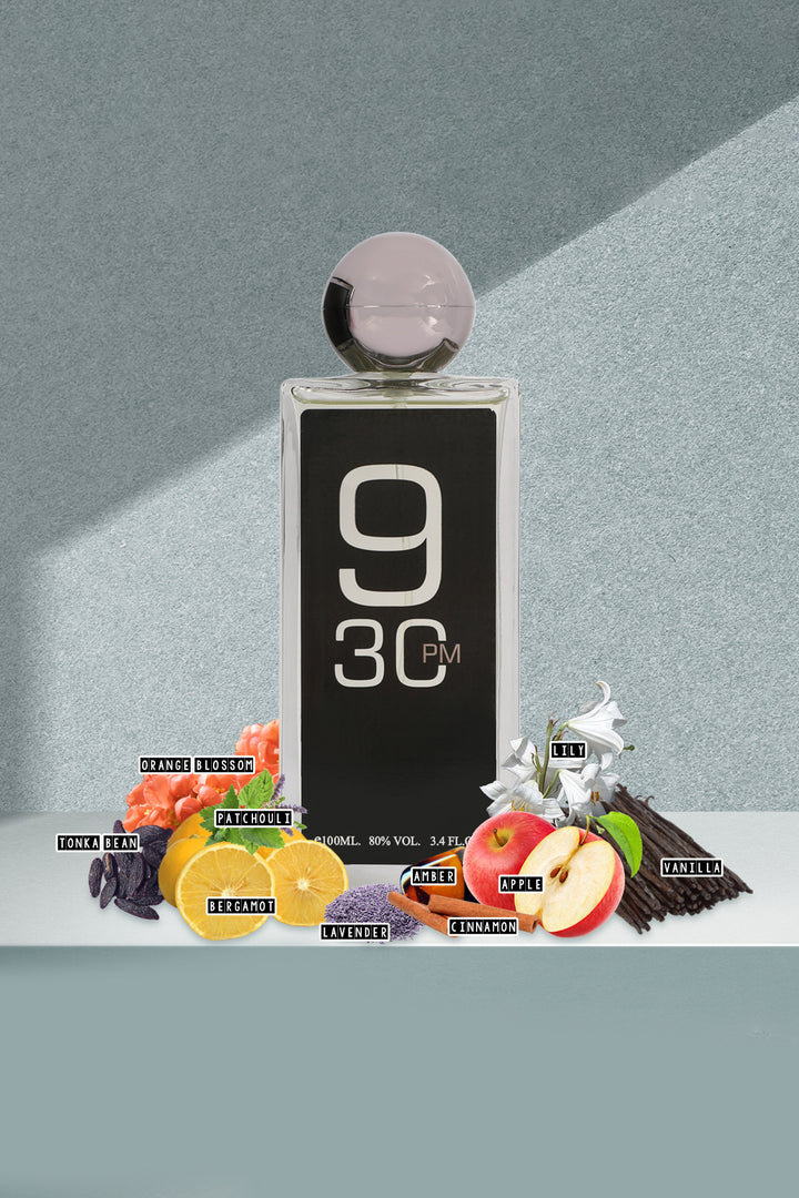 9:30 PM SPRAY PERFUME EAU DE PARFUM FOR MEN - 100ML/3.4 FL.OZ