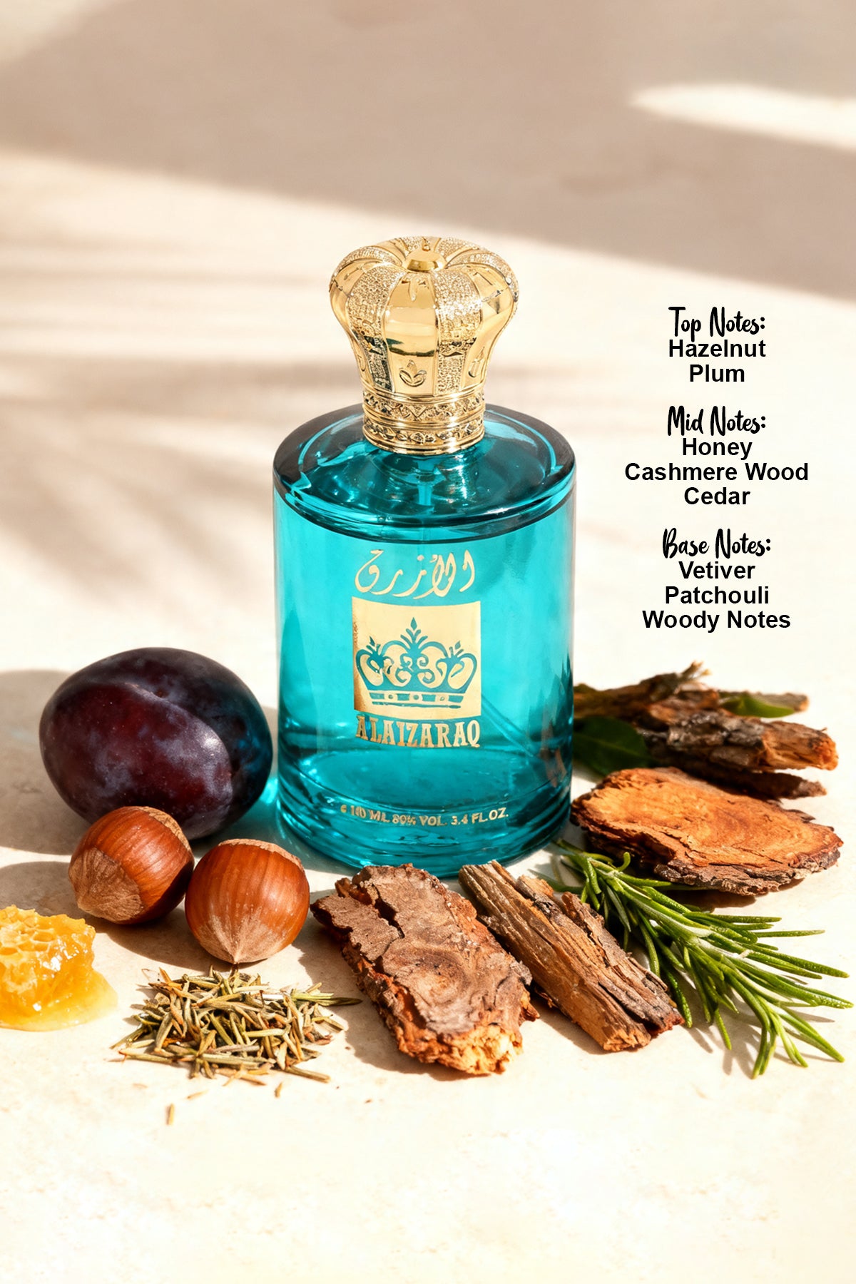 ALAIZARAQ SPRAY PERFUME EAU DE PARFUM FOR MEN - 100ML/3.4FL.OZ