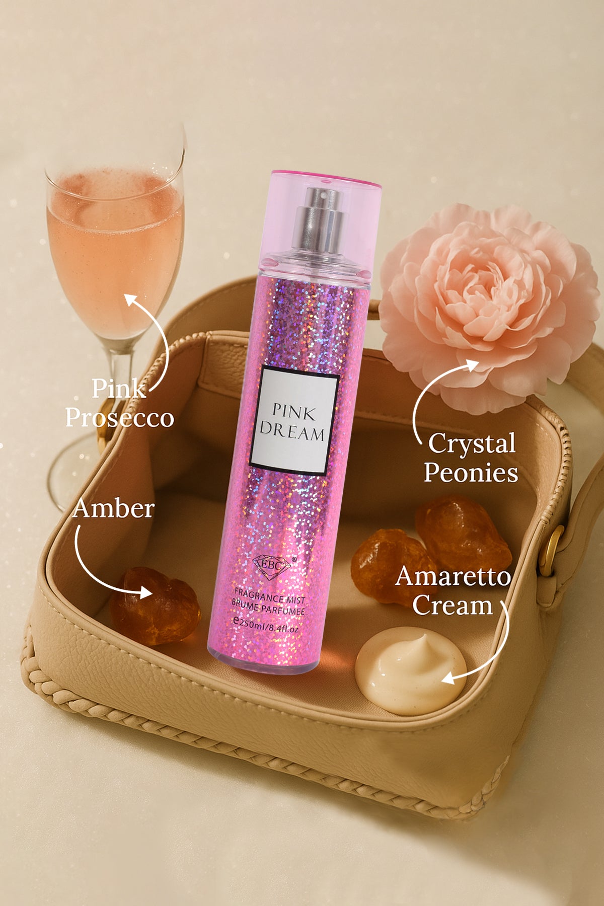 PINK DREAM SPRAY PERFUME FOR WOMEN 250ML/8.4 FL.OZ.