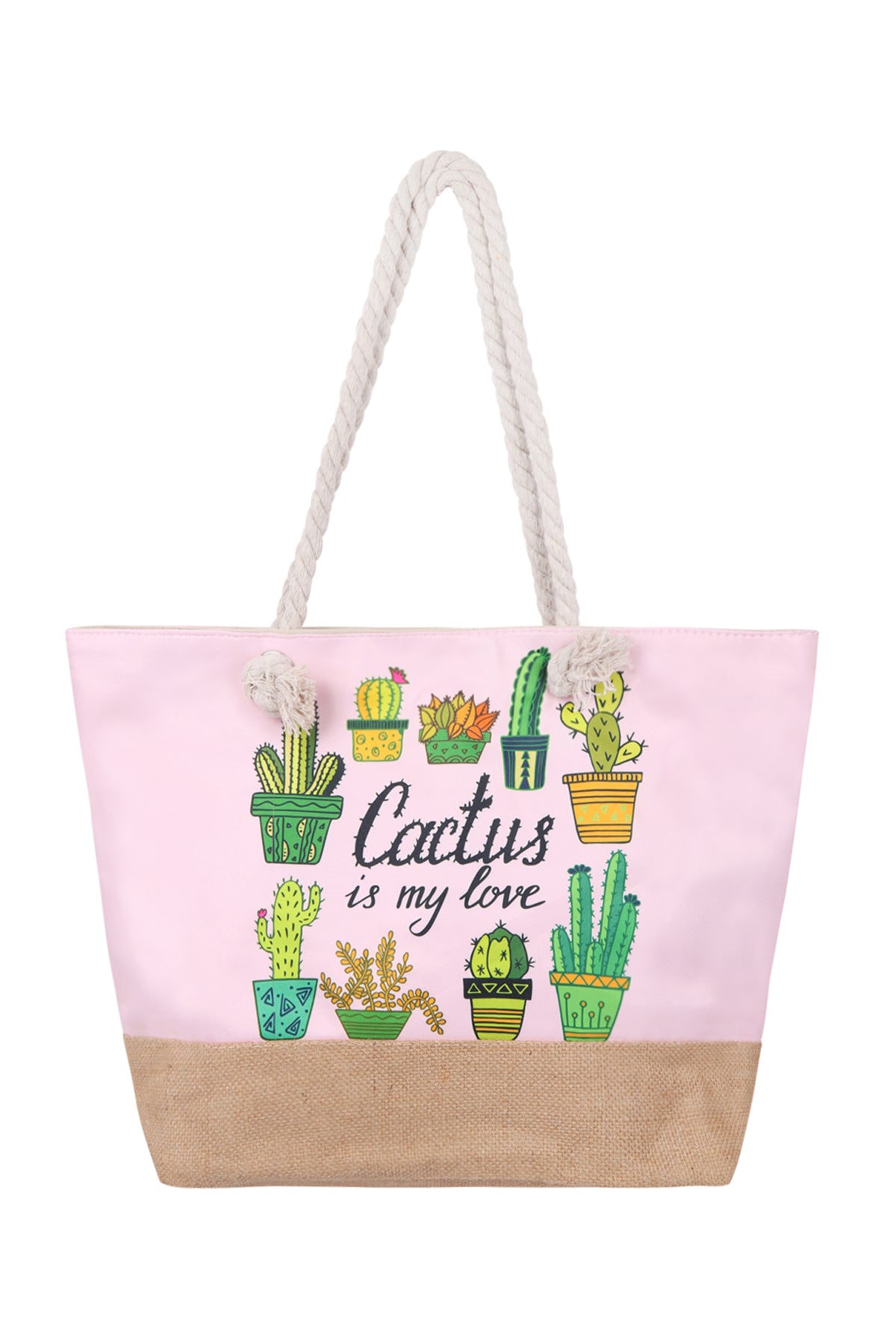 CACTUS PRINTED TOTE BAG