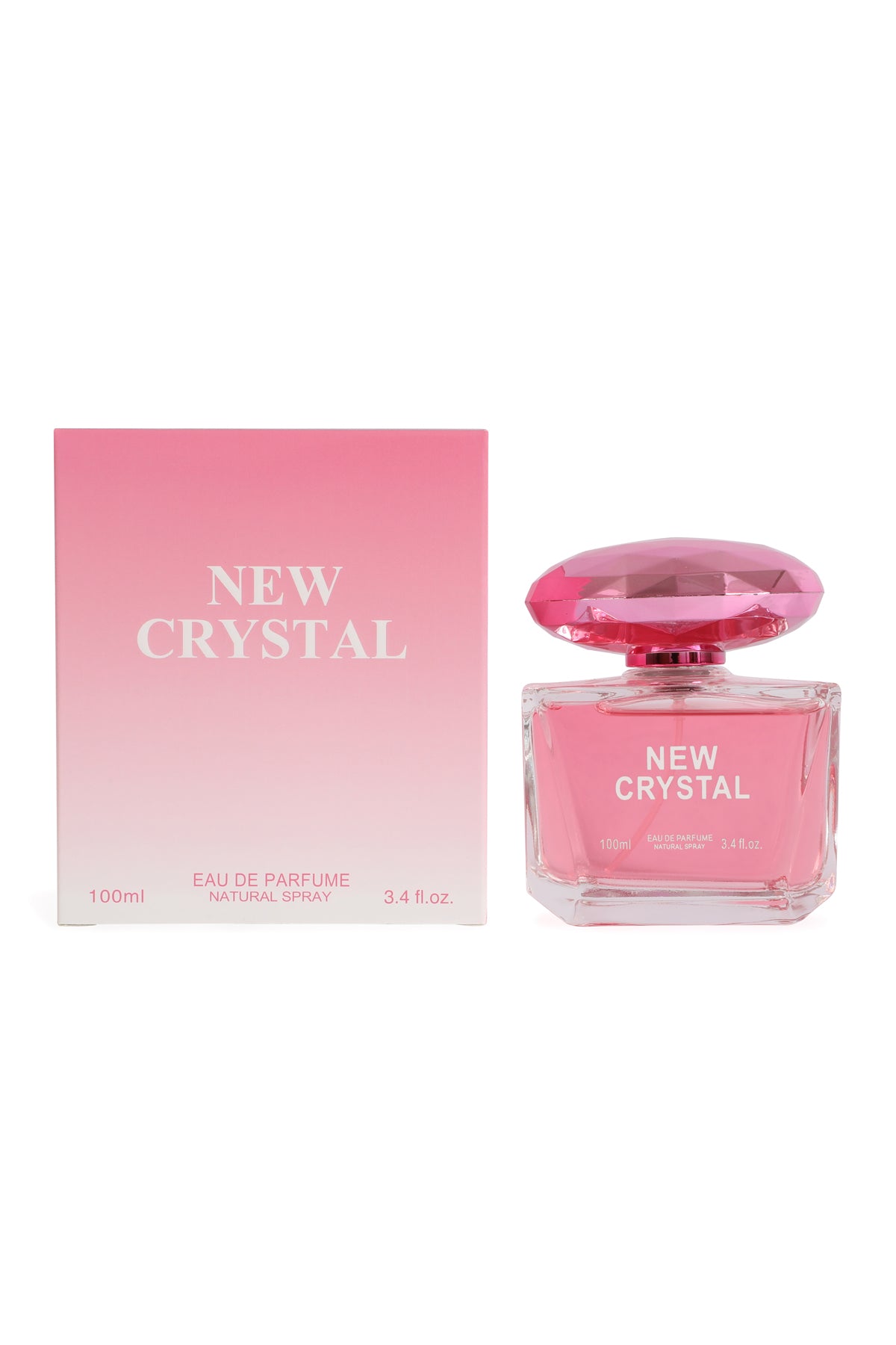 NEW CRYSTAL SPRAY PERFUME EAU DE PARFUM FOR WOMEN - 100ML/3.4 FL.OZ.