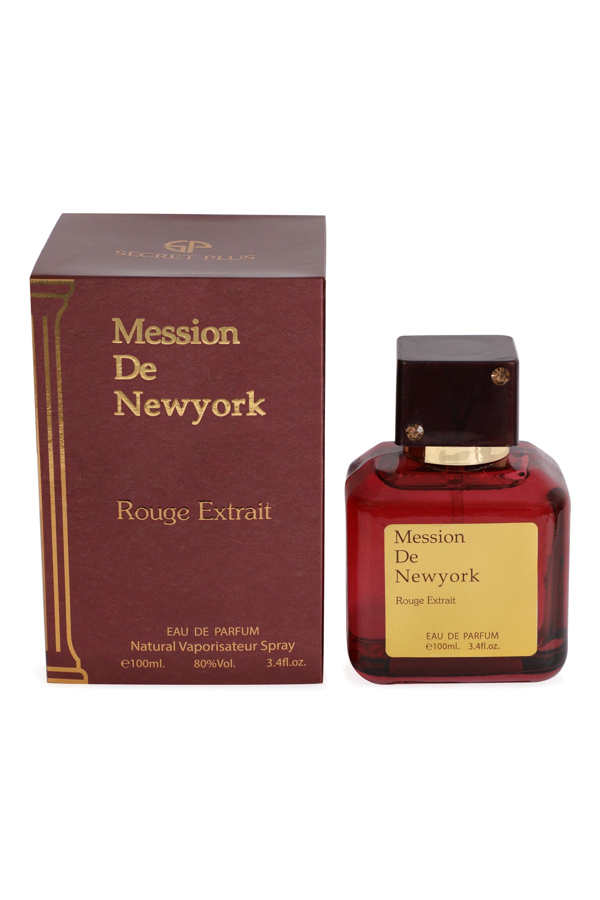 MESSION DE NEW YORK ROUGE EXTRAIT SPRAY PERFUME EAU DE PARFUM FOR MEN & WOMEN - 100ML/3.4FL.OZ.