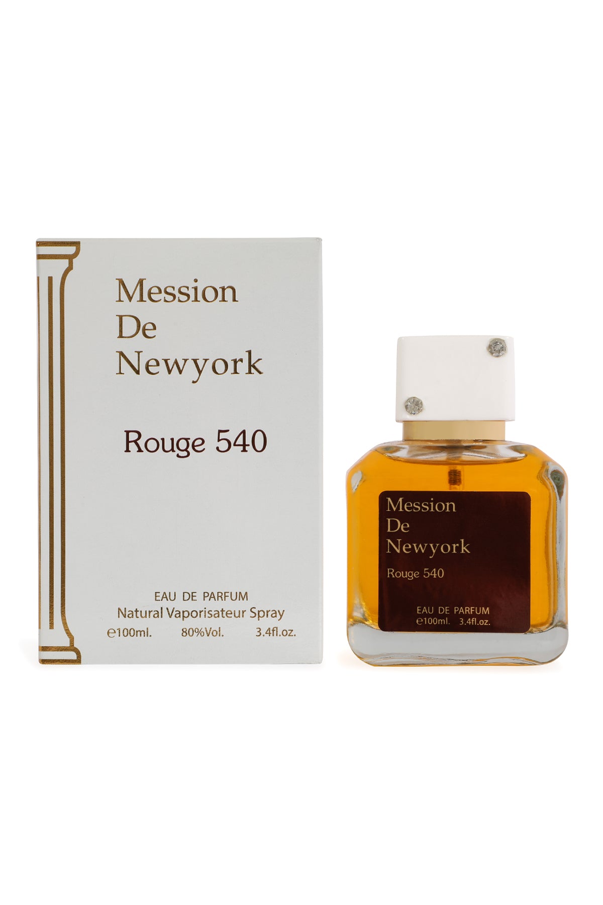 MESSION DE NEW YORK ROUGE 540 SPRAY PERFUME EAU DE PARFUM FOR MEN & WOMEN -100ML/3.4FL.OZ.