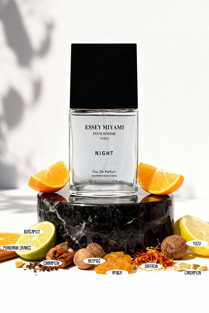 ESSEY MIYAMI PARIS NIGHT SPRAY PERFUME EAU DE PARFUM FOR MEN