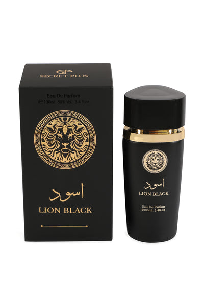 LION BLACK SPRAY PERFUME EAU DE PARFUM FOR MEN - 100ML/3.4 FL.OZ.