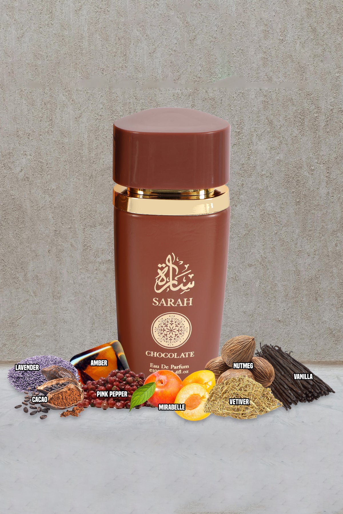 SARAH CHOCOLATE SPRAY PERFUME EAU DE PARFUM FOR MEN - 100ML/3.4 FL.OZ.
