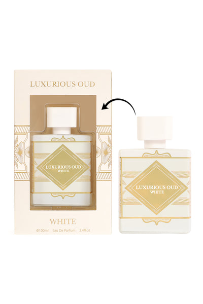 LUXURIOUS OUD WHITE SPRAY PERFUME EAU DE PARFUM FOR WOMEN - 100ML/3.4FL.OZ.