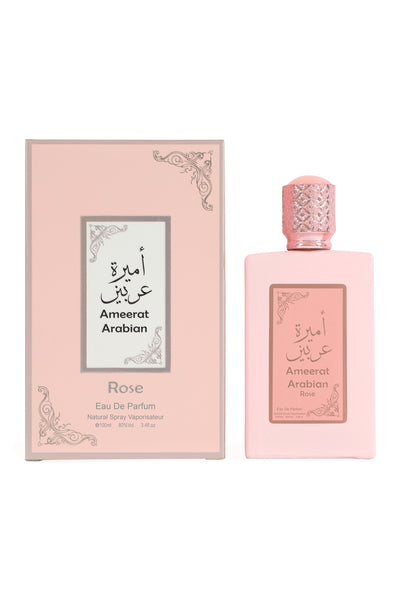 AMEERAT ARABIAN ROSE SPRAY PERFUME EAU DE PARFUM FOR WOMEN - 100ML/3.4FL.OZ.